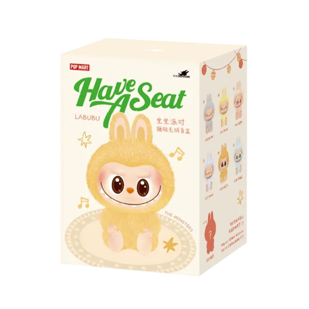 THE MONSTERS - Have a Seat Vinyl Plush‎ Blind Box- Labubu